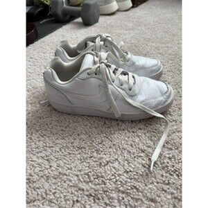 Nike Ebernon Low Leather Shoes White Women’s Size 7 Pre-Owned